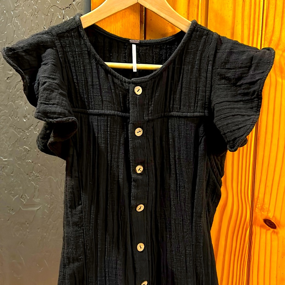 Free Peopler Flutter Sleeve Onepiece Medium
